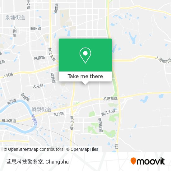 蓝思科技警务室 map