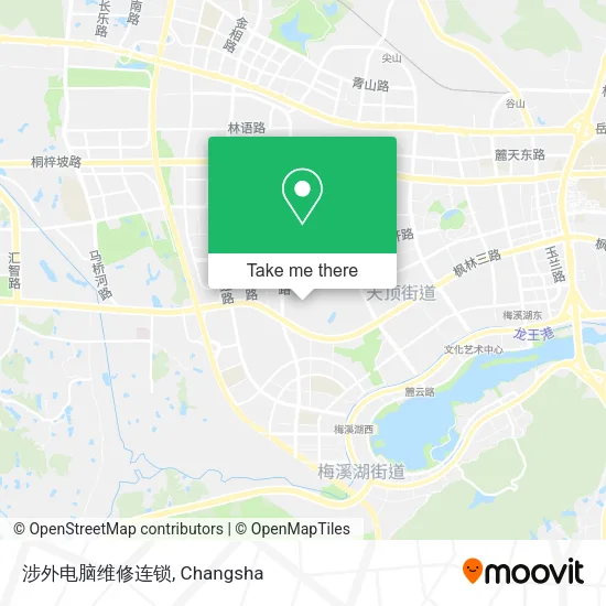 涉外电脑维修连锁 map