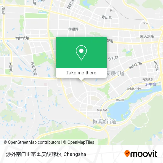涉外南门正宗重庆酸辣粉 map