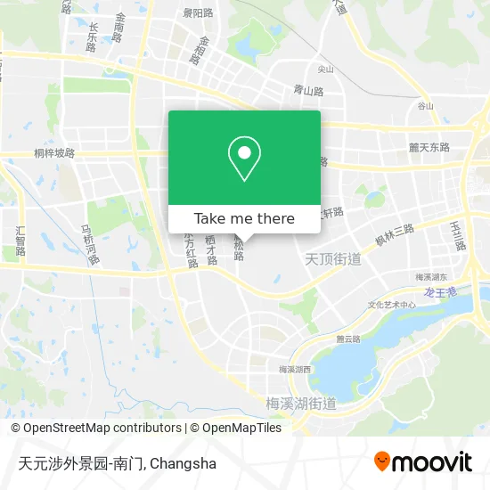 天元涉外景园-南门 map