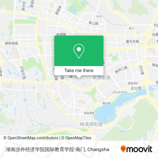 湖南涉外经济学院国际教育学院-南门 map