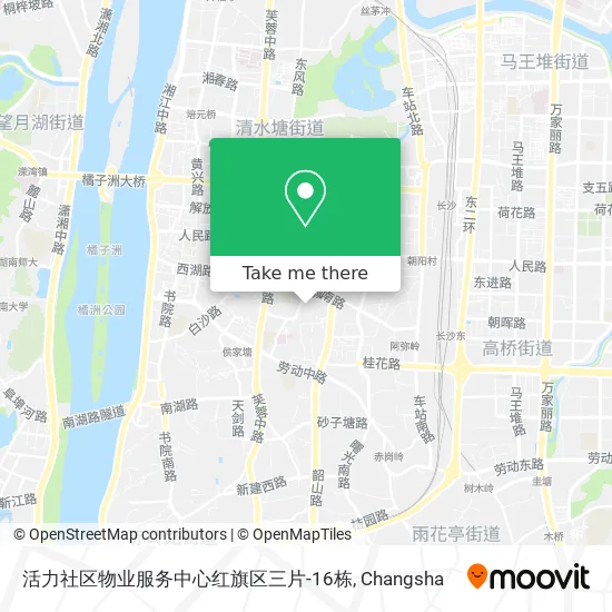 活力社区物业服务中心红旗区三片-16栋 map