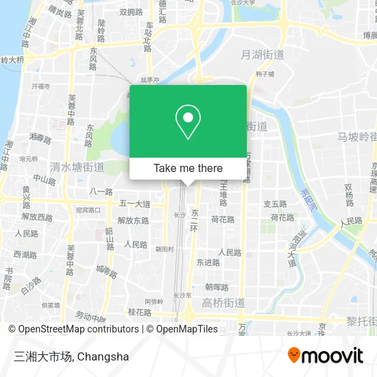 三湘大市场 map
