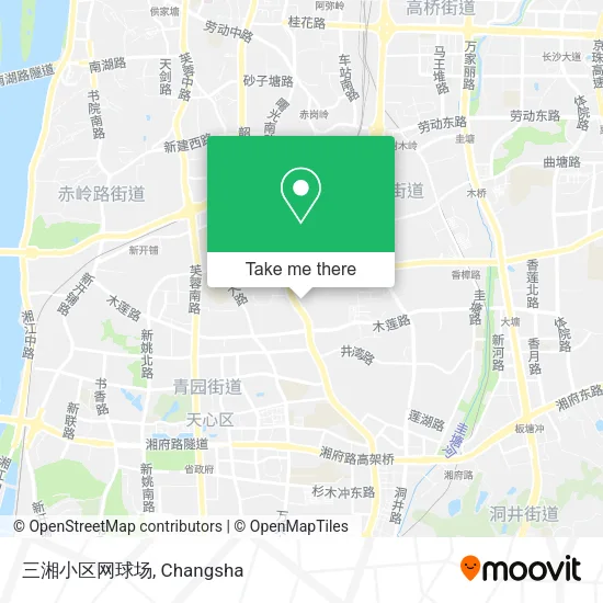 三湘小区网球场 map