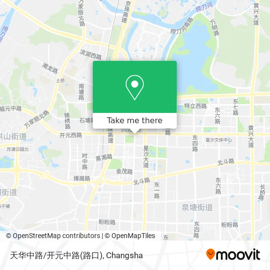 天华中路/开元中路(路口) map