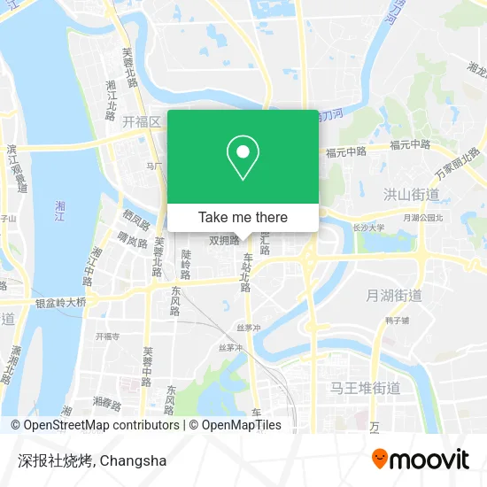 深报社烧烤 map