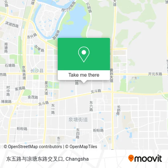 东五路与凉塘东路交叉口 map