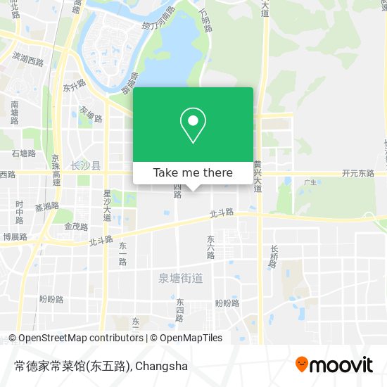 常德家常菜馆(东五路) map