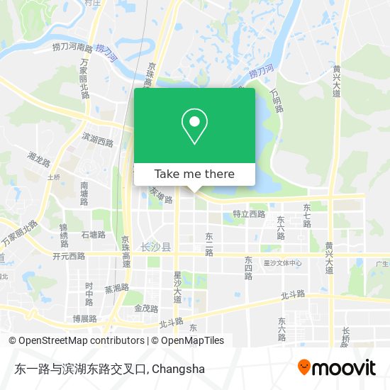 东一路与滨湖东路交叉口 map