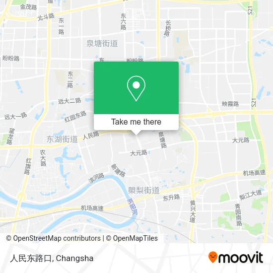 人民东路口 map