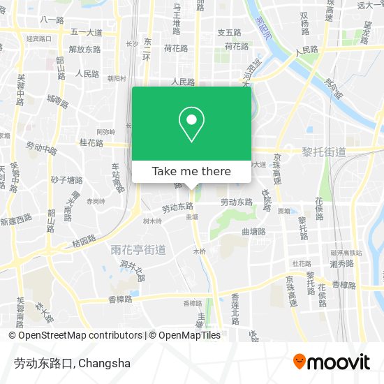 劳动东路口 map