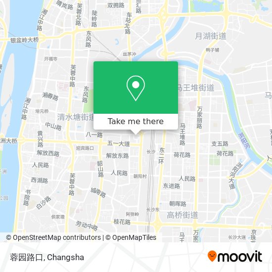 蓉园路口 map