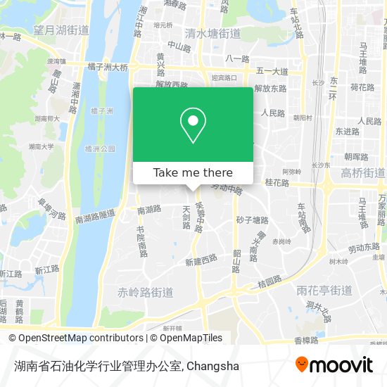 湖南省石油化学行业管理办公室 map