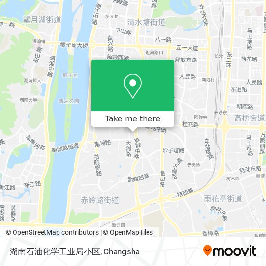 湖南石油化学工业局小区 map