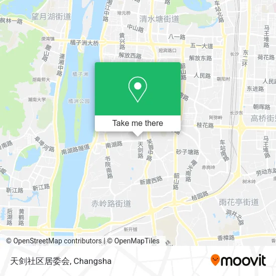 天剑社区居委会 map