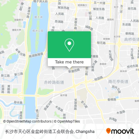 长沙市天心区金盆岭街道工会联合会 map