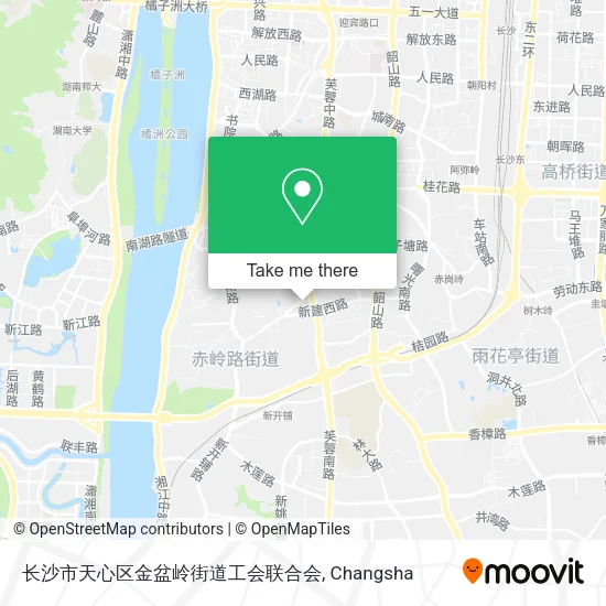 长沙市天心区金盆岭街道工会联合会 map