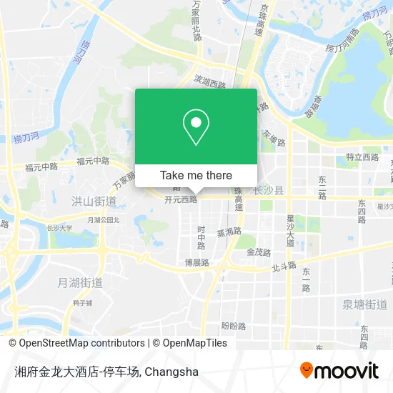湘府金龙大酒店-停车场 map