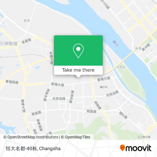 恒大名都-40栋 map