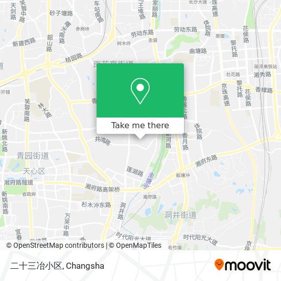 二十三冶小区 map