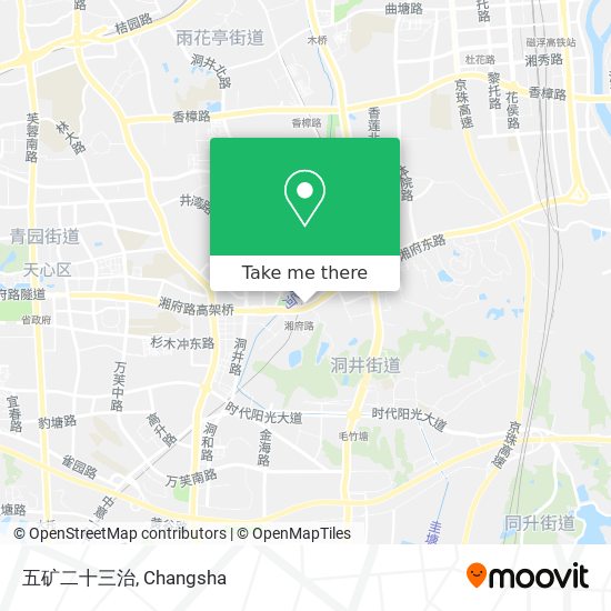 五矿二十三治 map