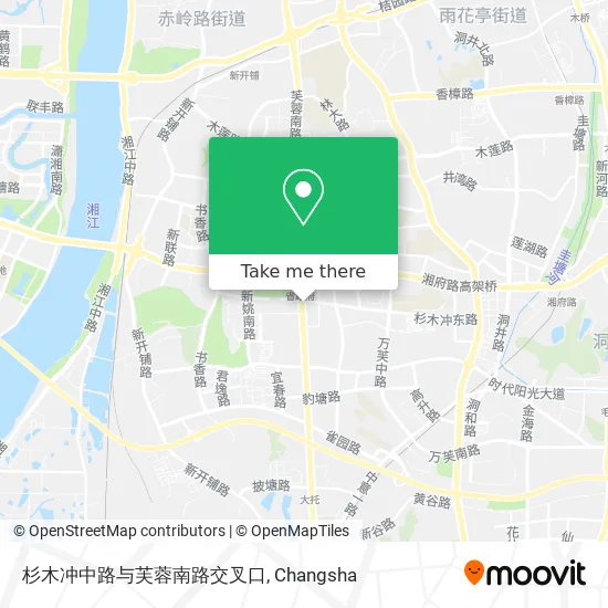 杉木冲中路与芙蓉南路交叉口 map