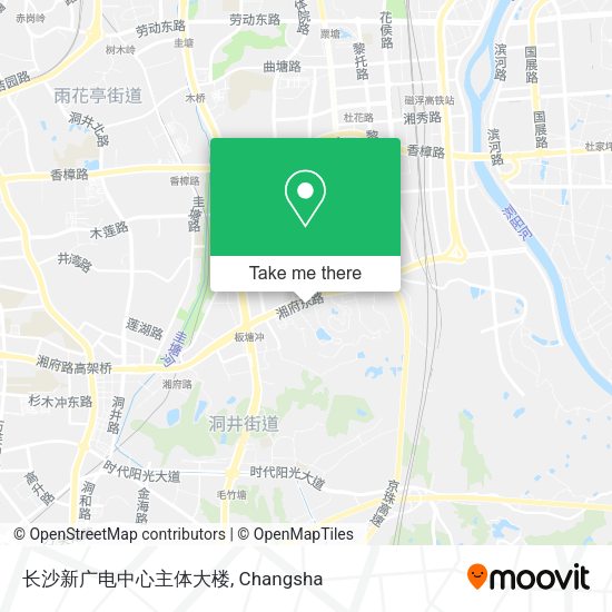 长沙新广电中心主体大楼 map