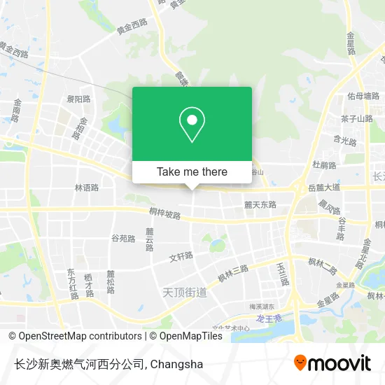 长沙新奥燃气河西分公司 map
