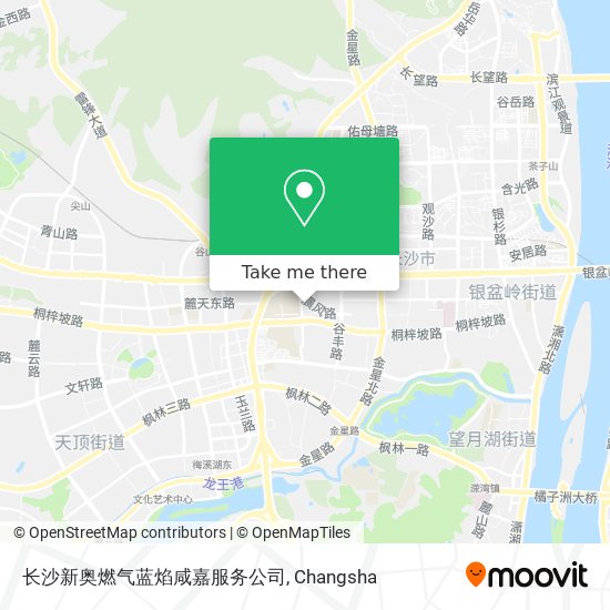 长沙新奥燃气蓝焰咸嘉服务公司 map