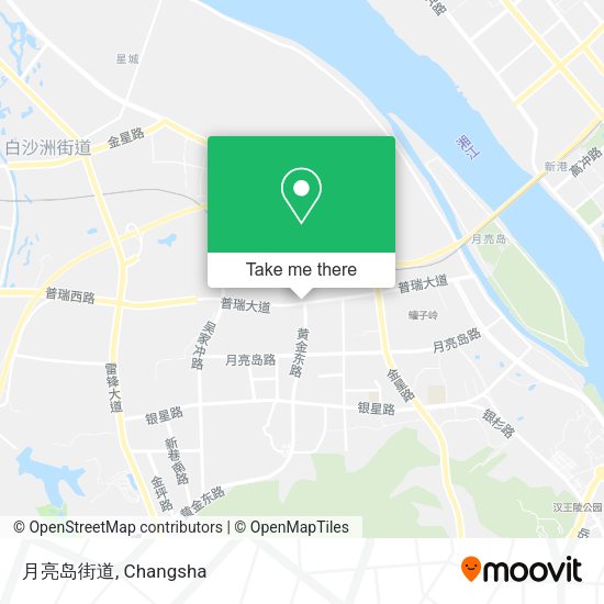 月亮岛街道 map