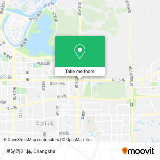 星湖湾21栋 map
