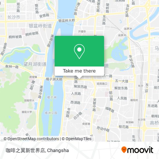 咖啡之翼新世界店 map