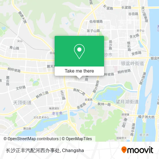 长沙正丰汽配河西办事处 map
