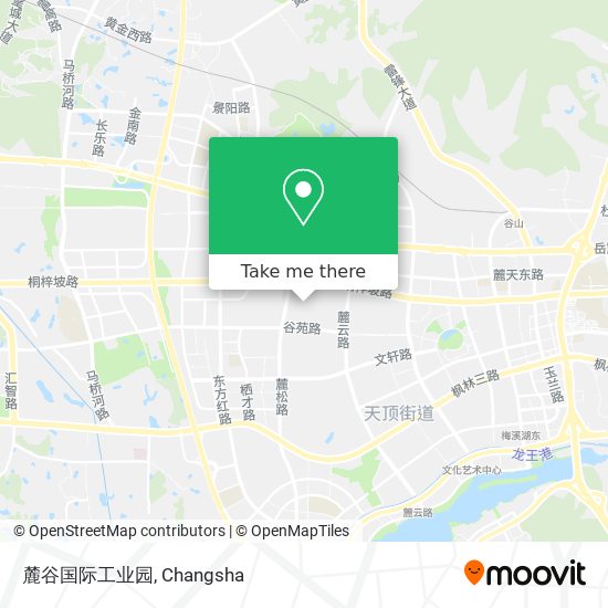麓谷国际工业园 map
