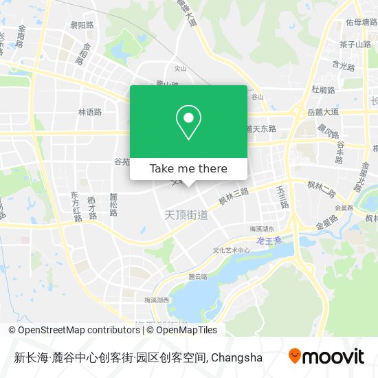 新长海·麓谷中心创客街·园区创客空间 map