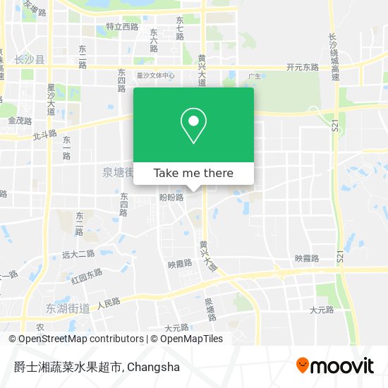 爵士湘蔬菜水果超市 map