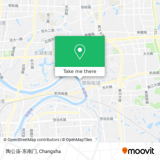 陶公庙-东南门 map