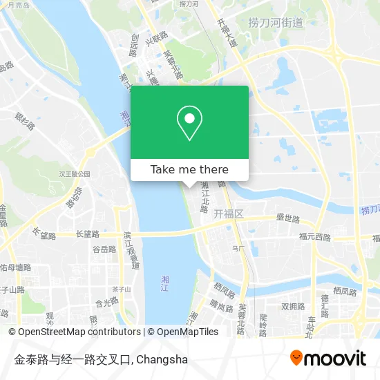 金泰路与经一路交叉口 map