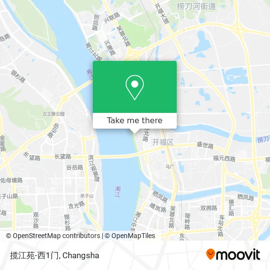 揽江苑-西1门 map