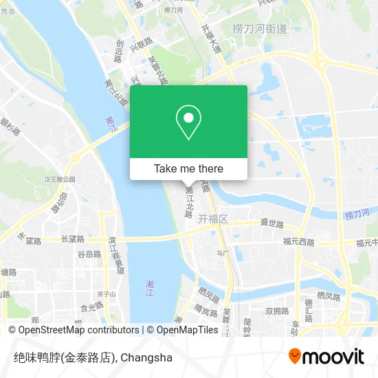 绝味鸭脖(金泰路店) map