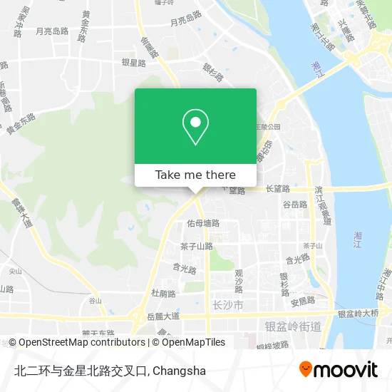北二环与金星北路交叉口 map