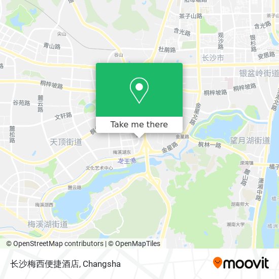 长沙梅西便捷酒店 map