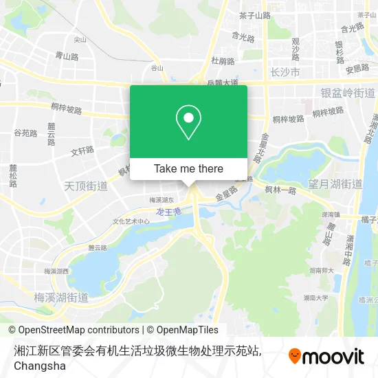 湘江新区管委会有机生活垃圾微生物处理示苑站 map