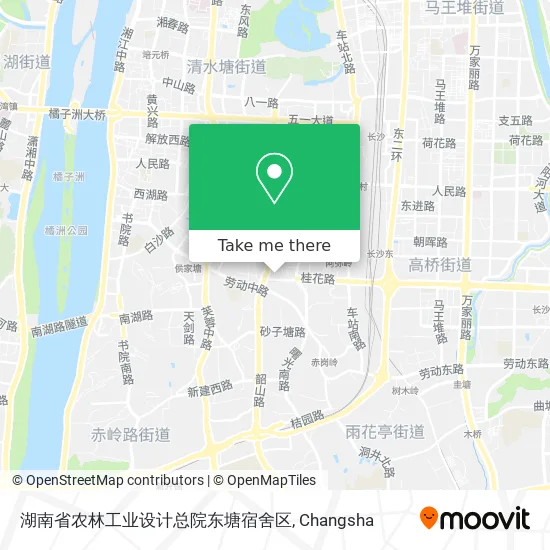 湖南省农林工业设计总院东塘宿舍区 map