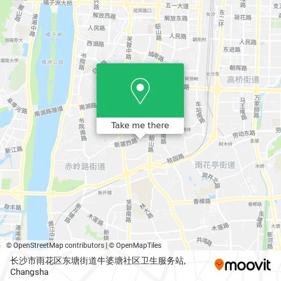 长沙市雨花区东塘街道牛婆塘社区卫生服务站 map
