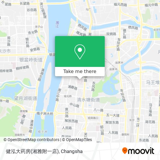 健泓大药房(湘雅附一店) map