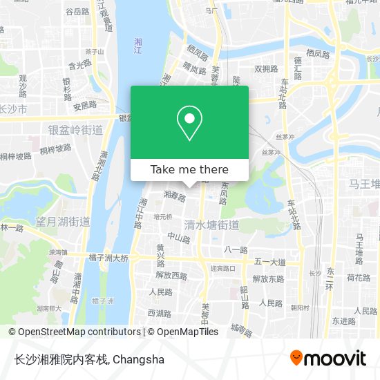 长沙湘雅院内客栈 map