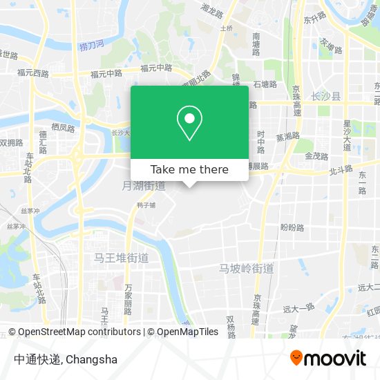 中通快递 map