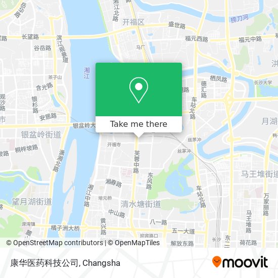 康华医药科技公司 map