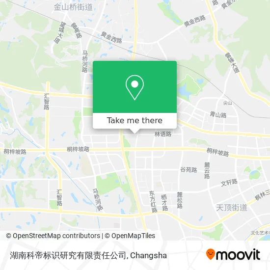 湖南科帝标识研究有限责任公司 map